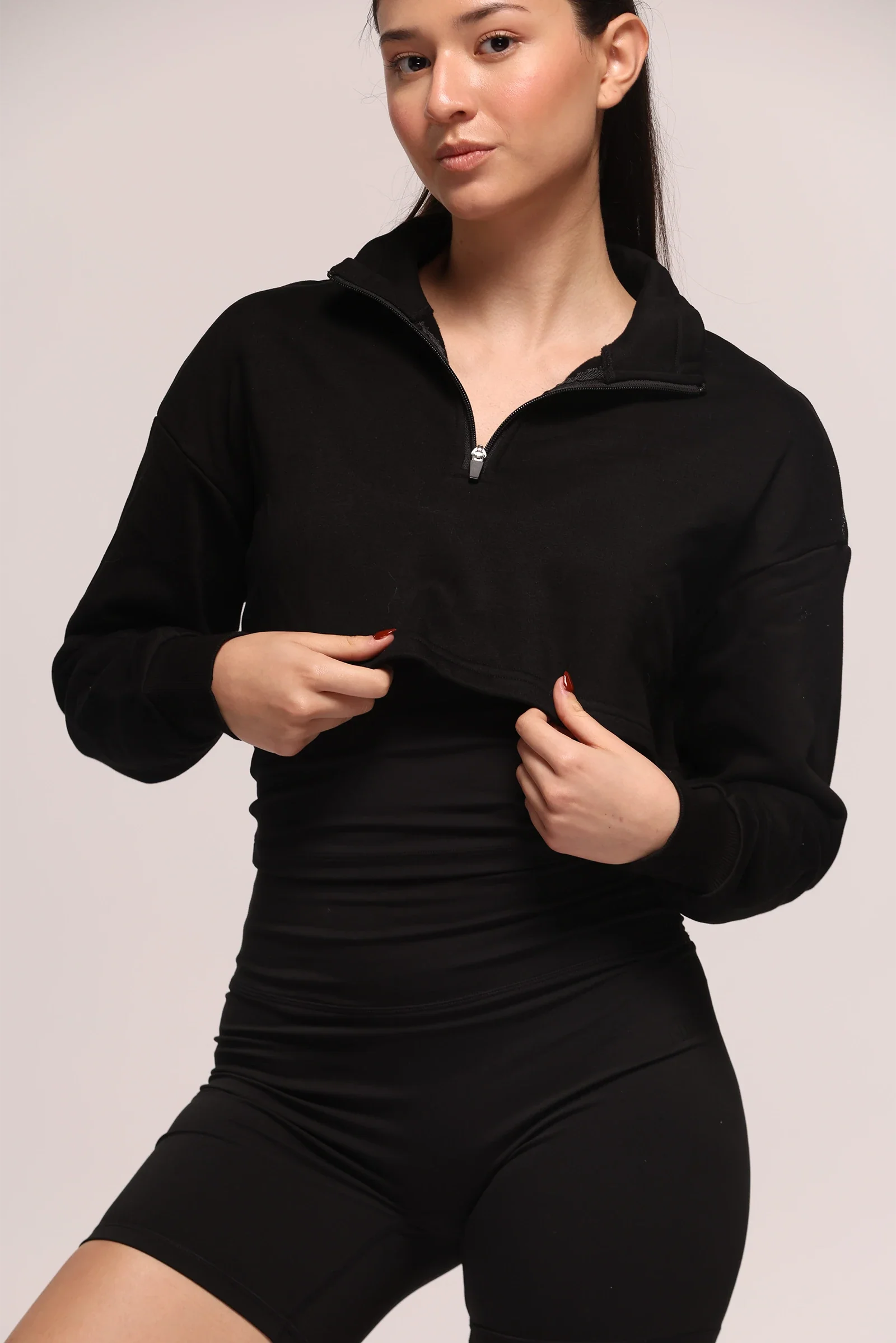 Black Crop Jacket
