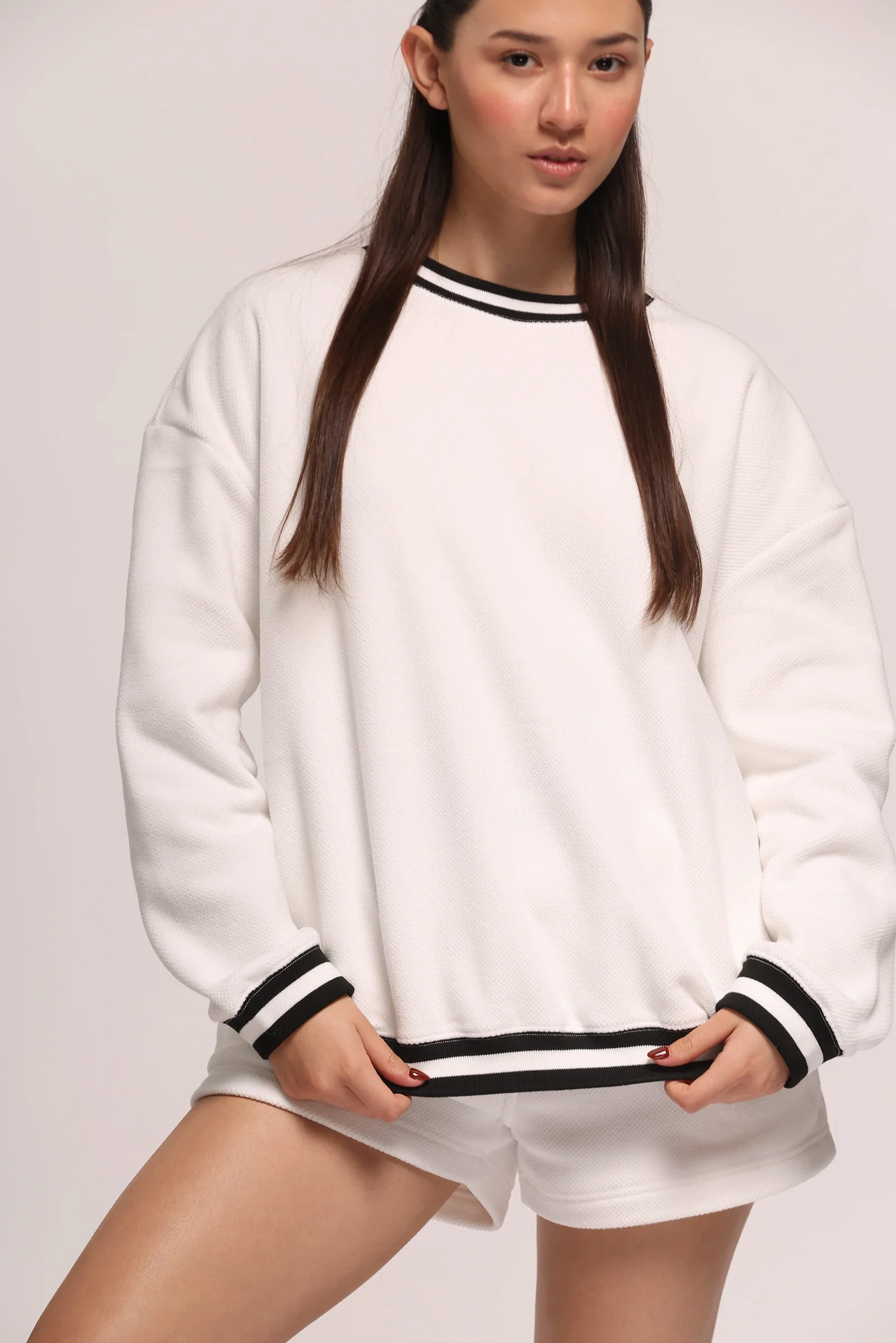 Echo Black & White Sweatshirt