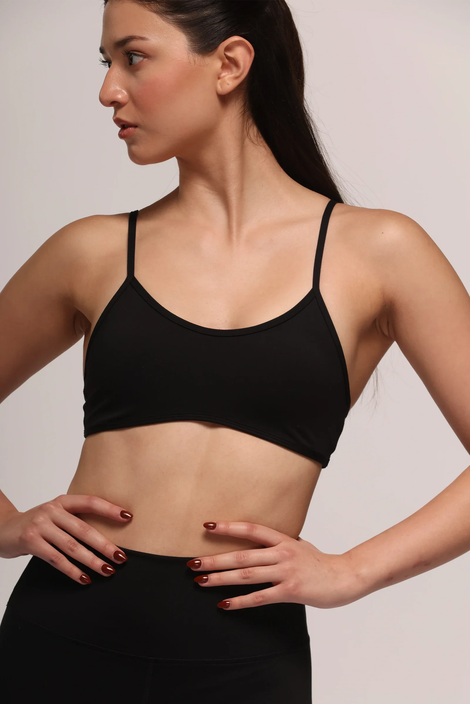 Storm Black Sports Bra