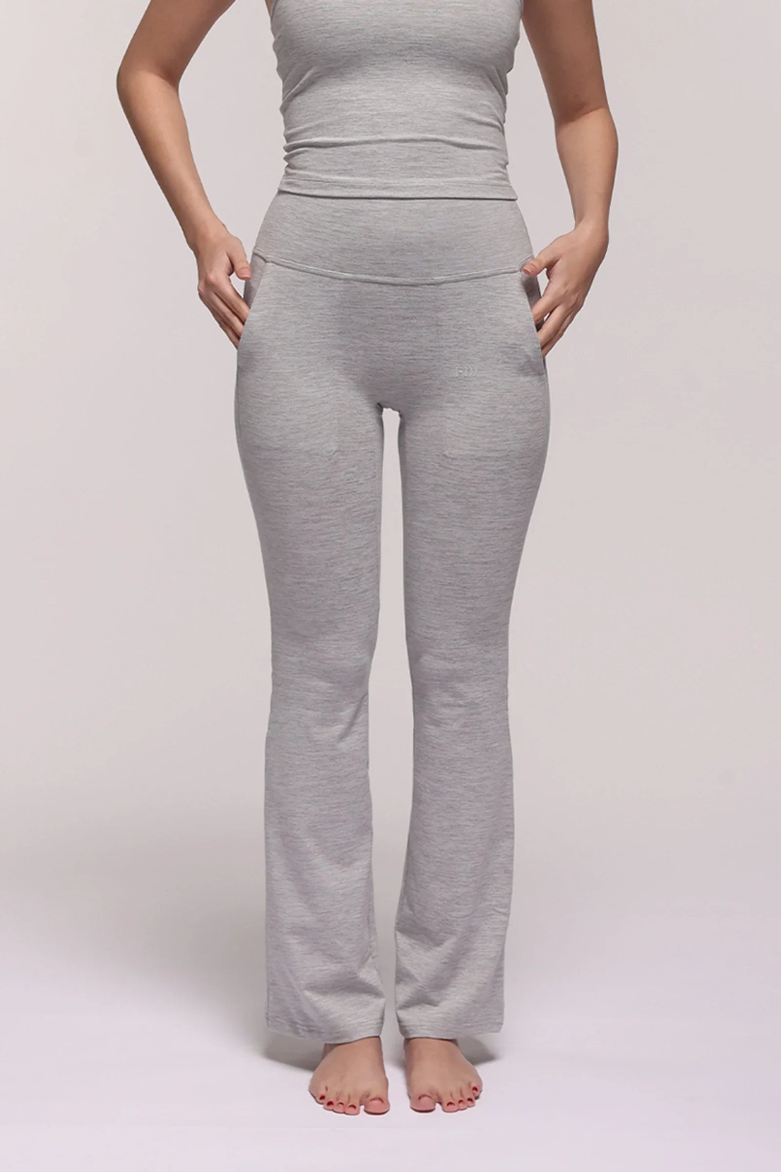 Storm Gray Flare Pants