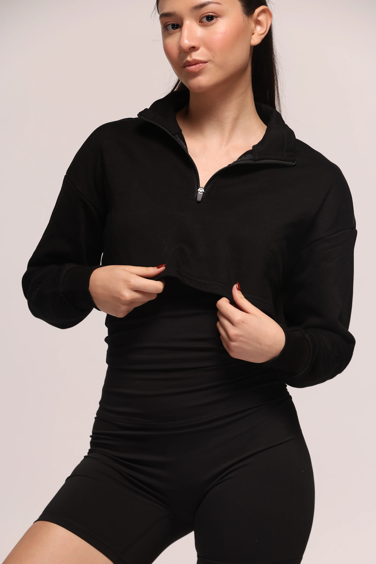 Black Crop Jacket