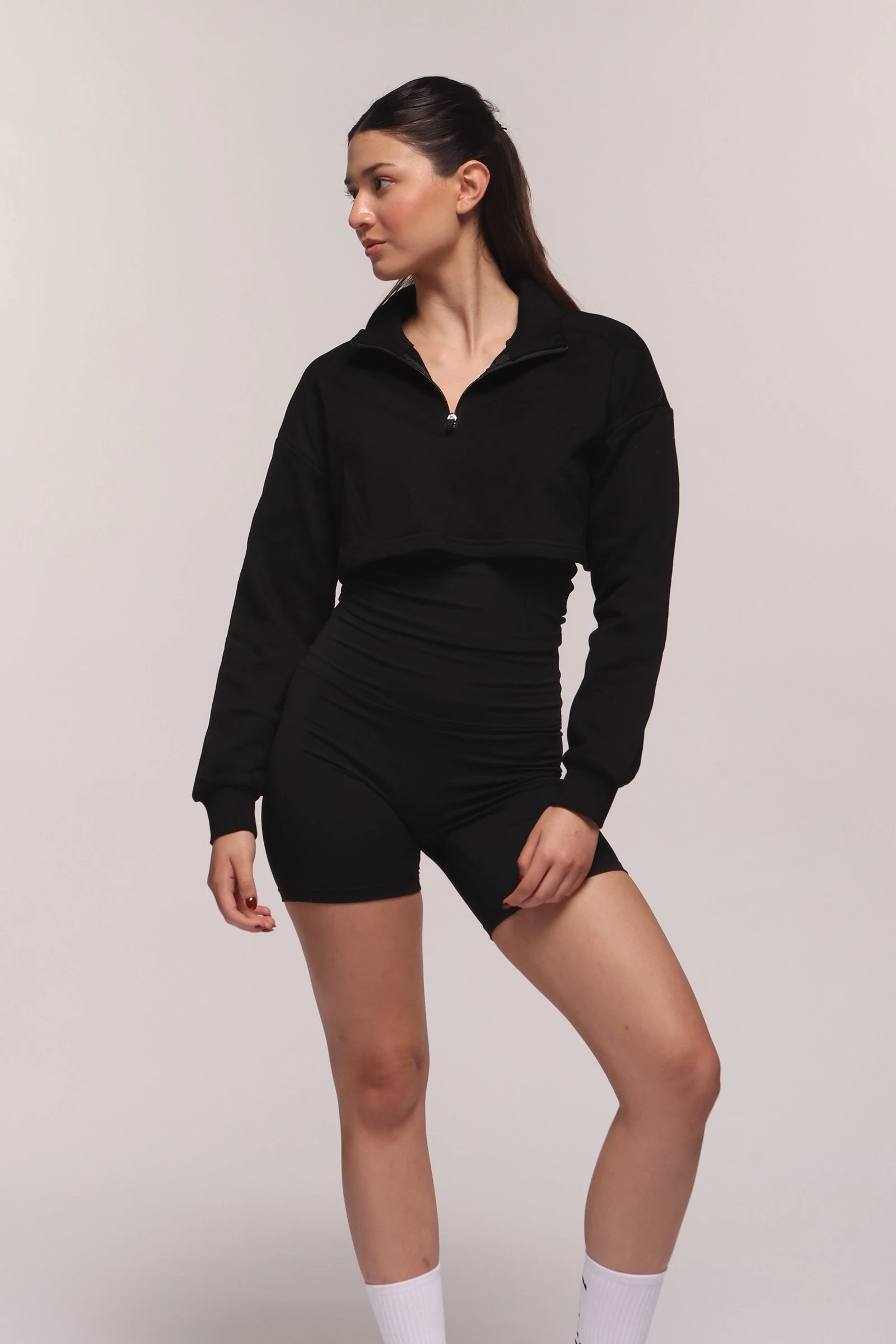 Black Crop Jacket