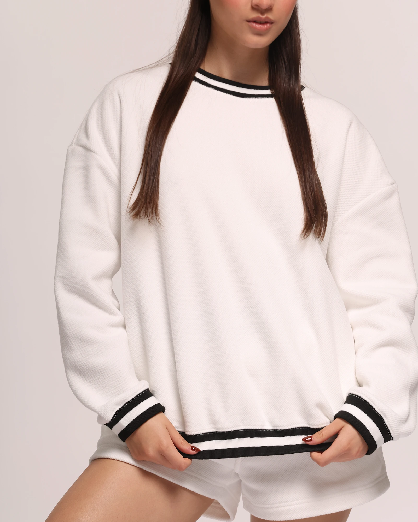 Echo Black & White Sweatshirt
