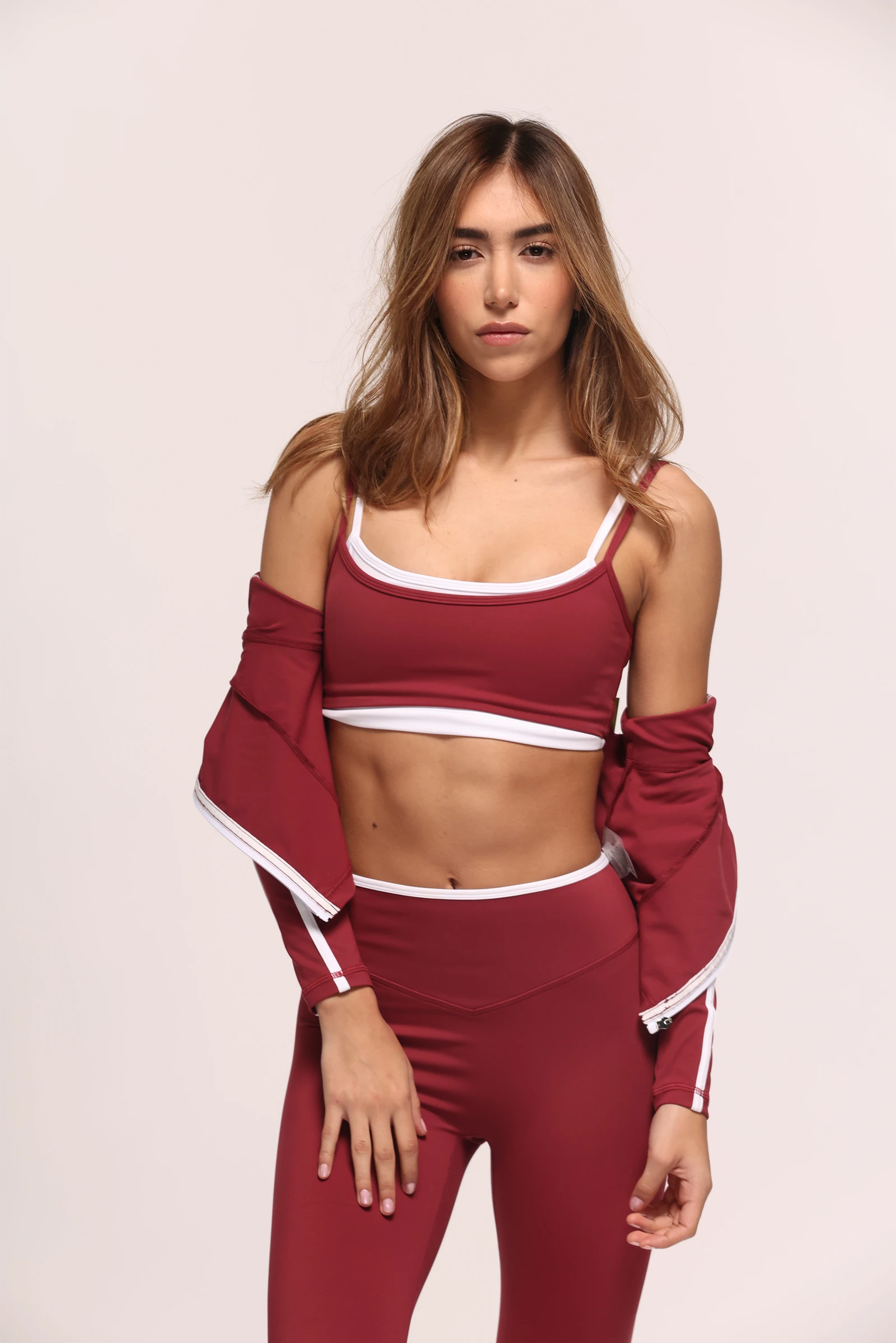 Edge Wine Crop Jacket