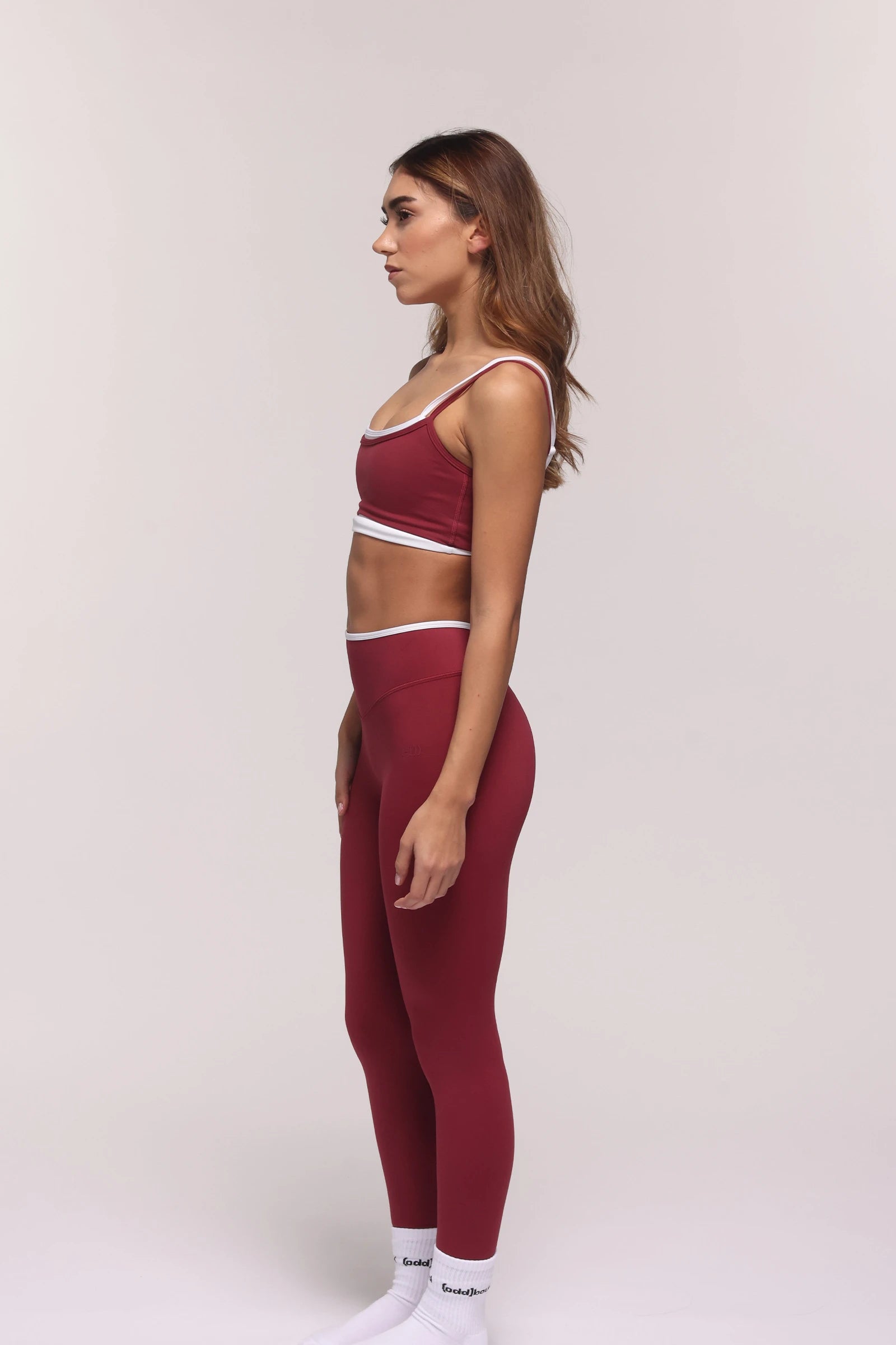 Edge Wine Leggings