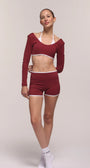 Edge Wine Shorts