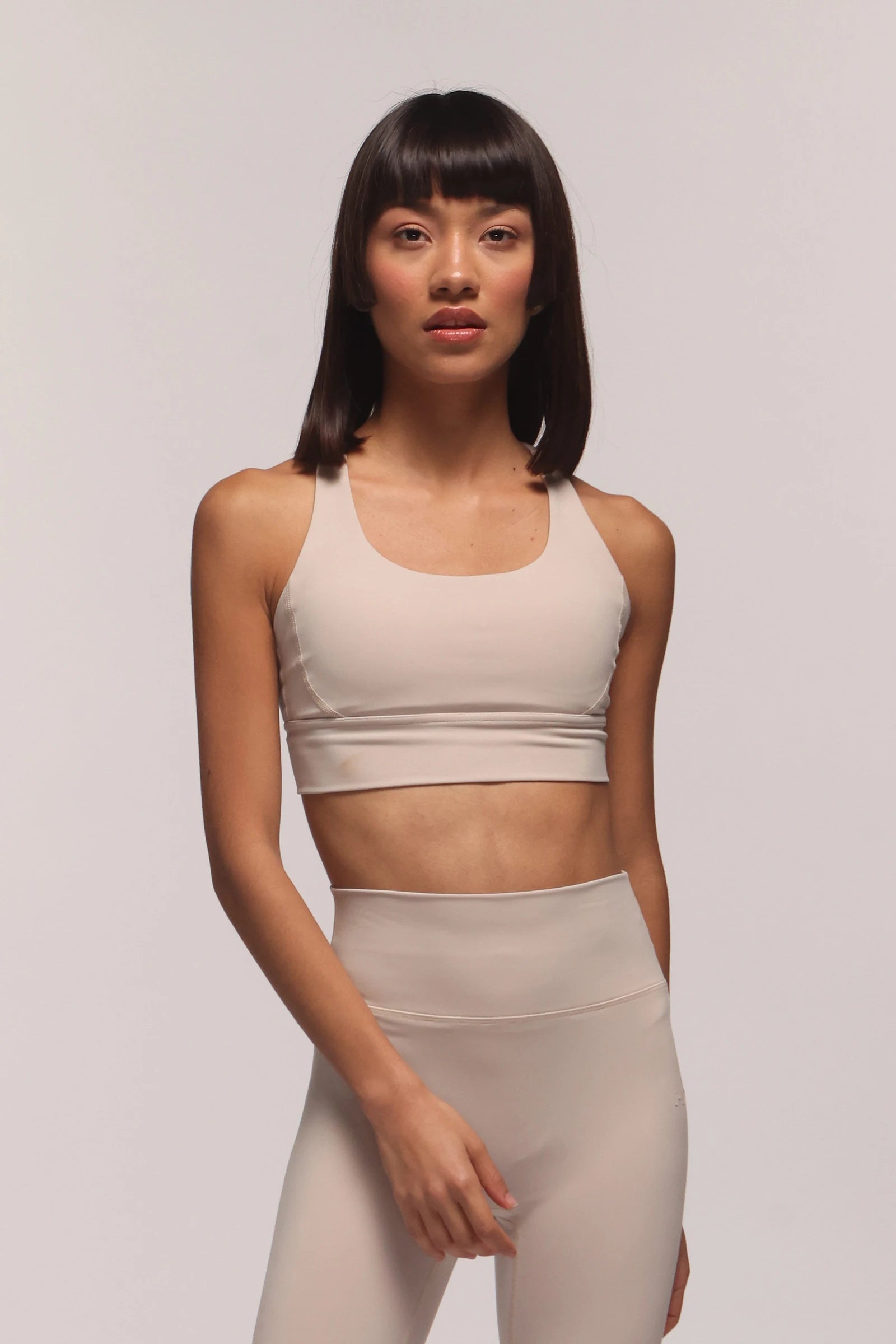 Pulse Beige Sports Bra