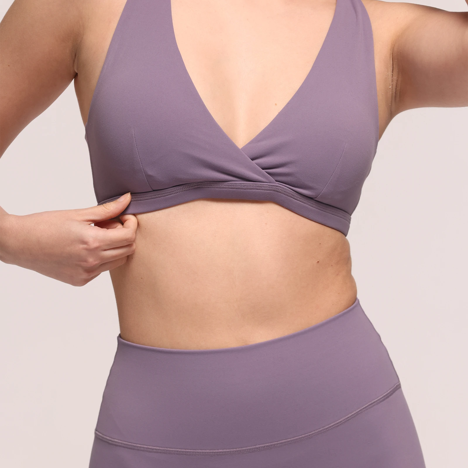 Rise Purple Sports Bra
