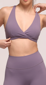 Rise Purple Sports Bra