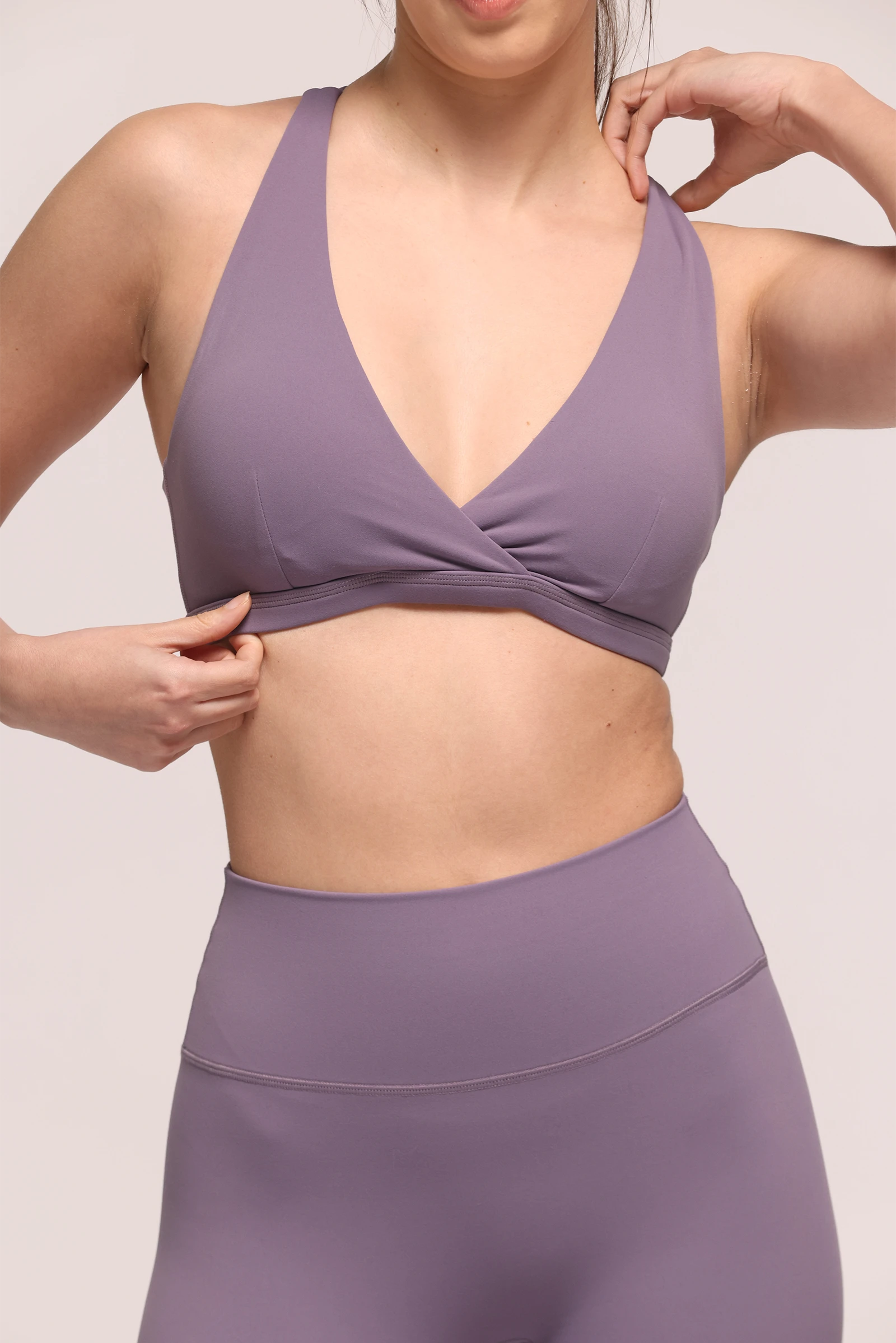 Rise Purple Sports Bra