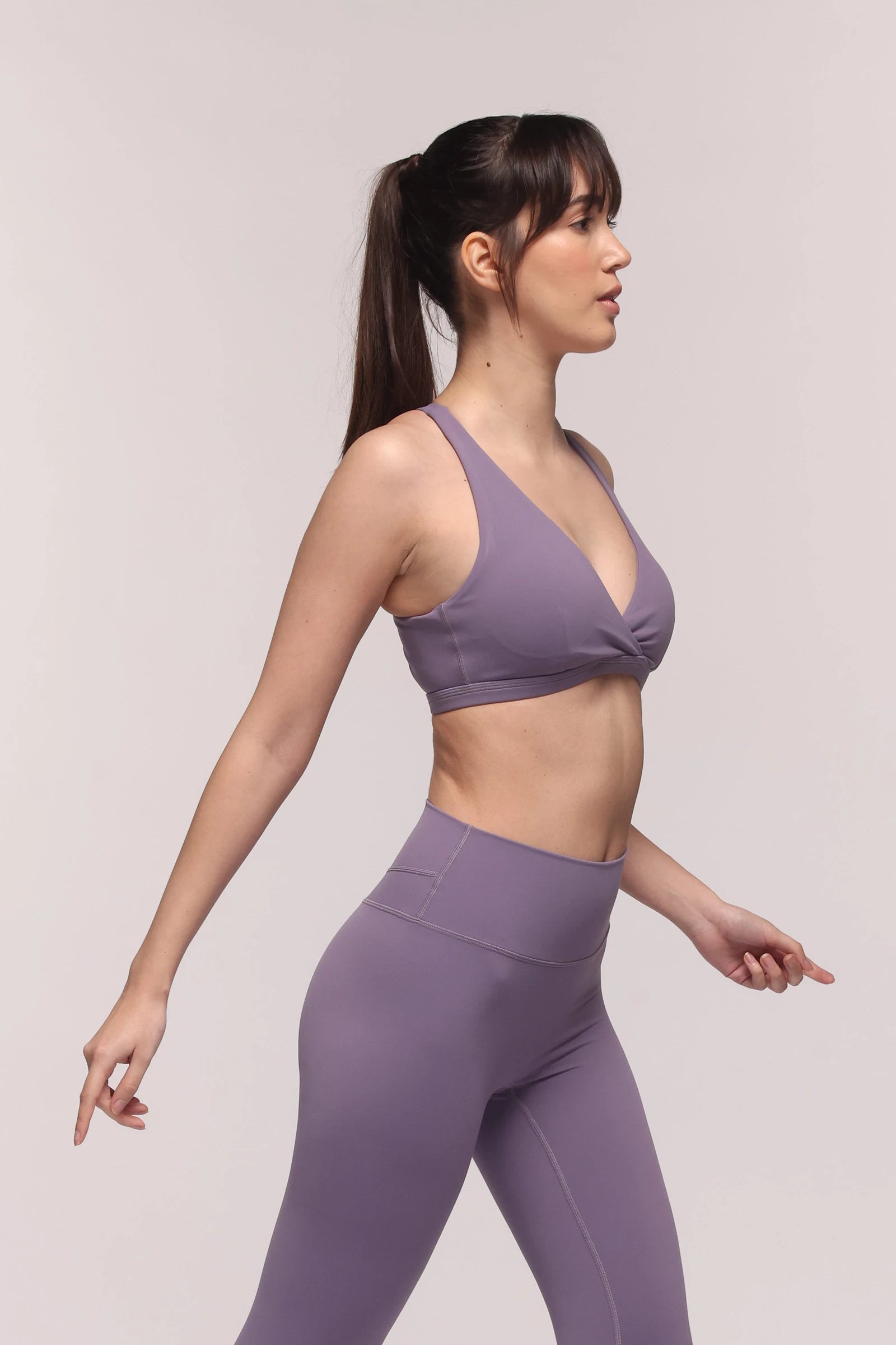 Rise Purple Sports Bra