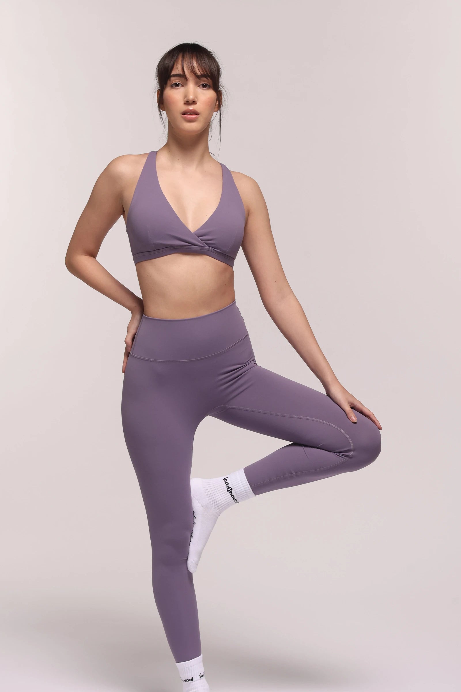 Rise Purple Sports Bra