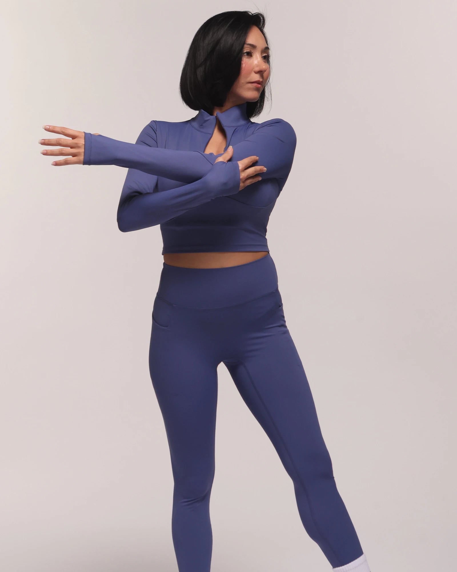 Shift Electric Blue Crop Jacket