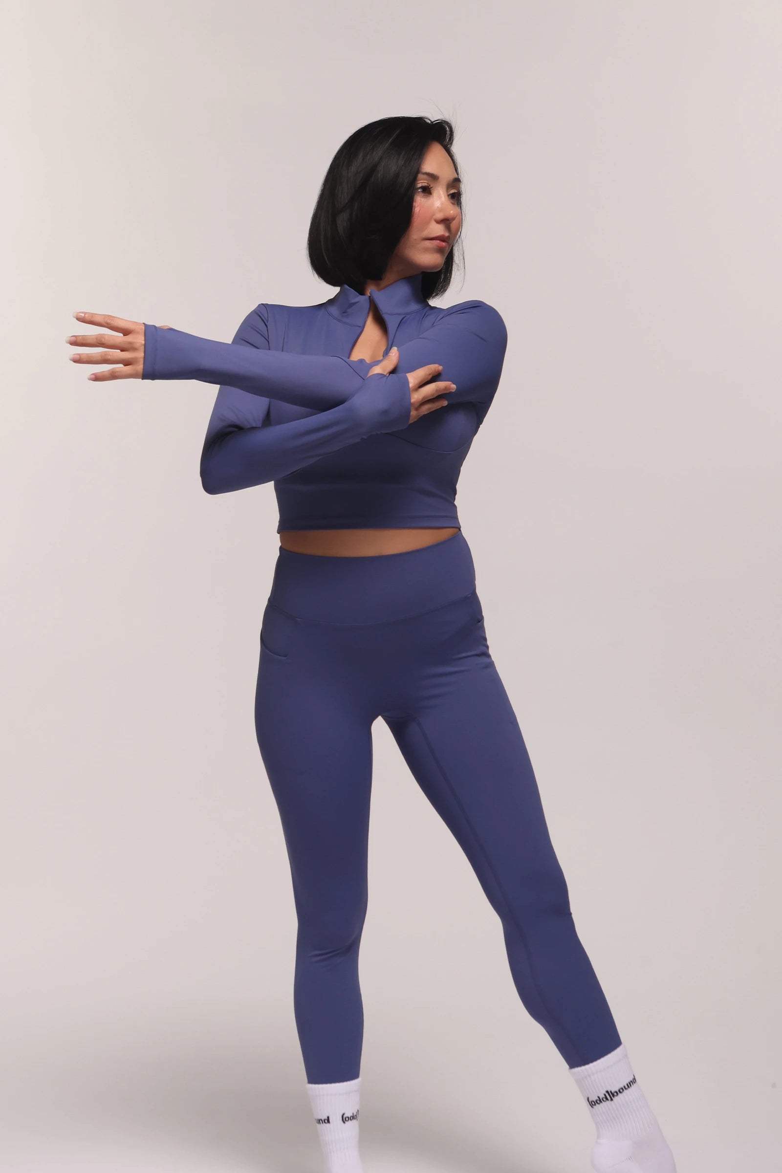 Shift Electric Blue Crop Jacket