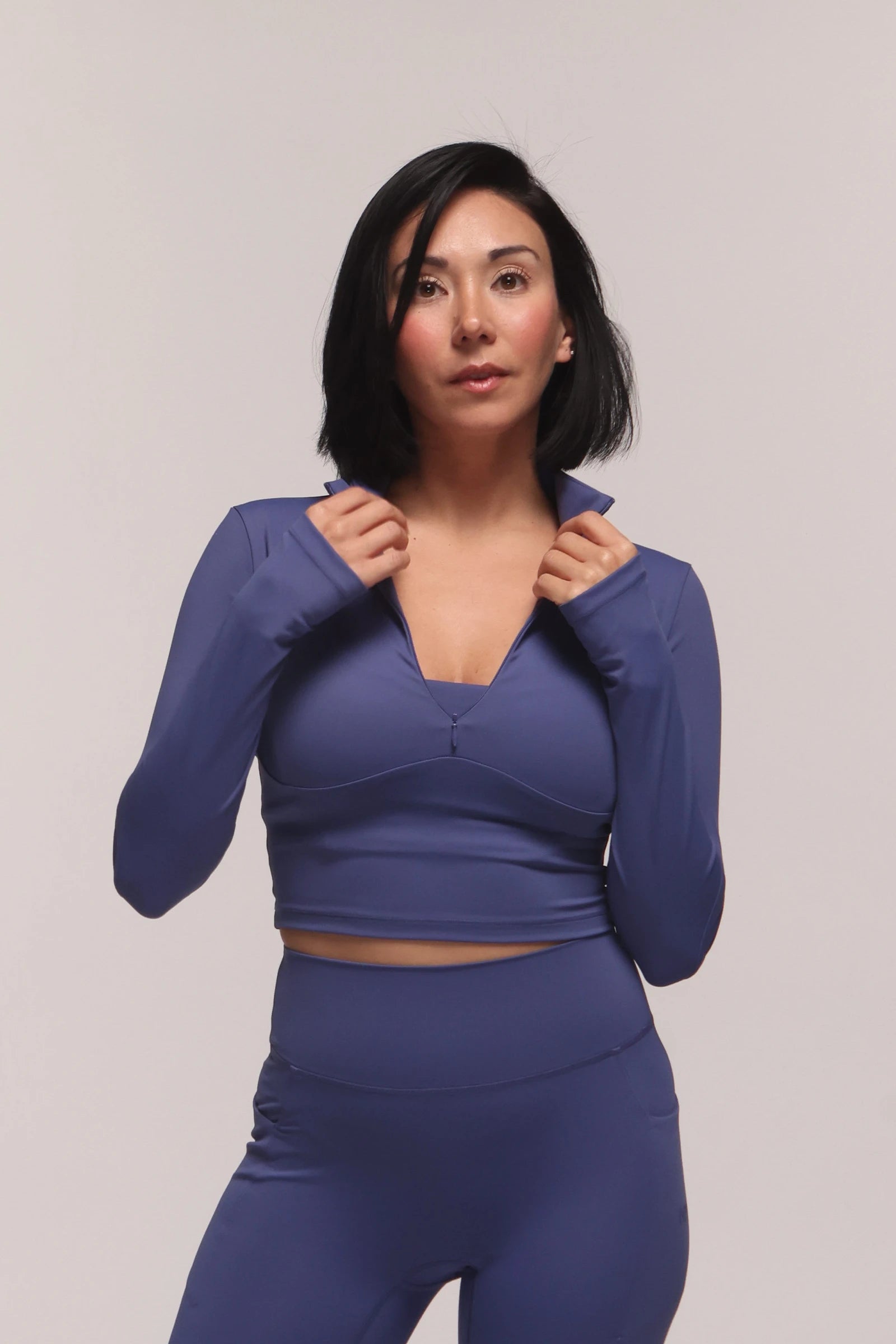 Shift Electric Blue Crop Jacket