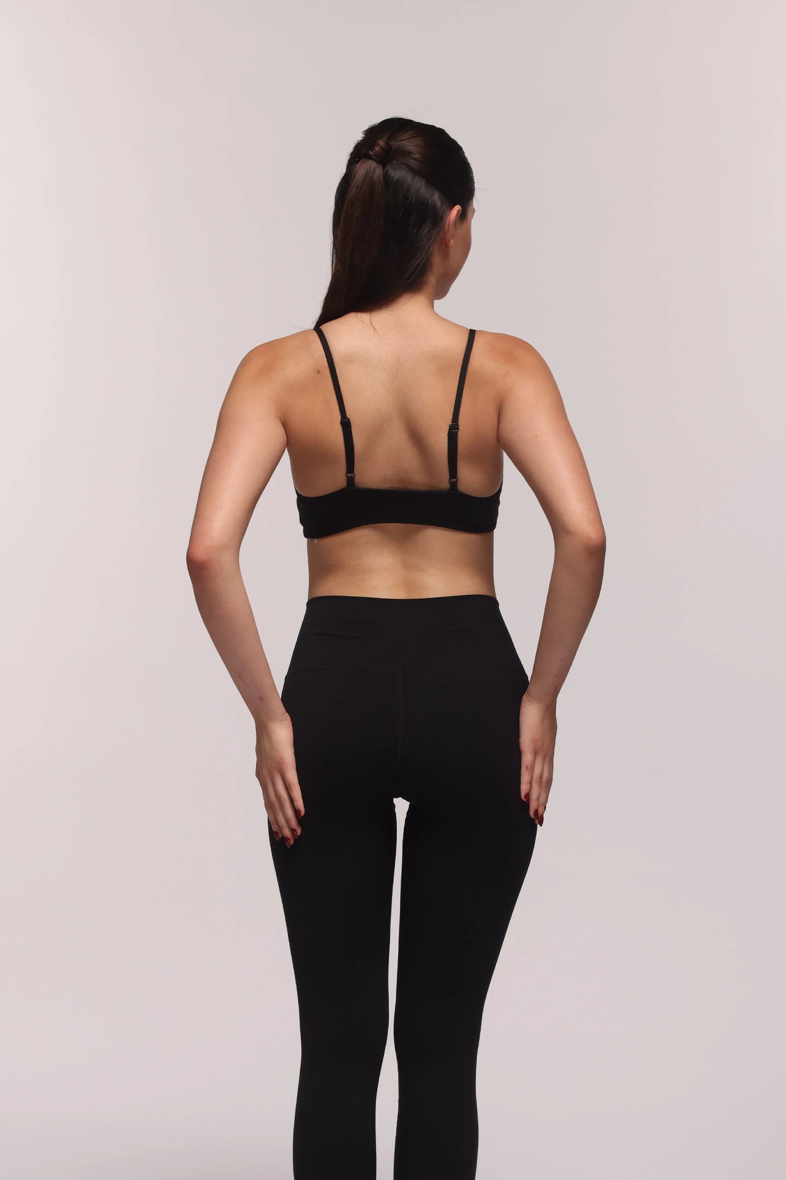 Storm Black Sports Bra