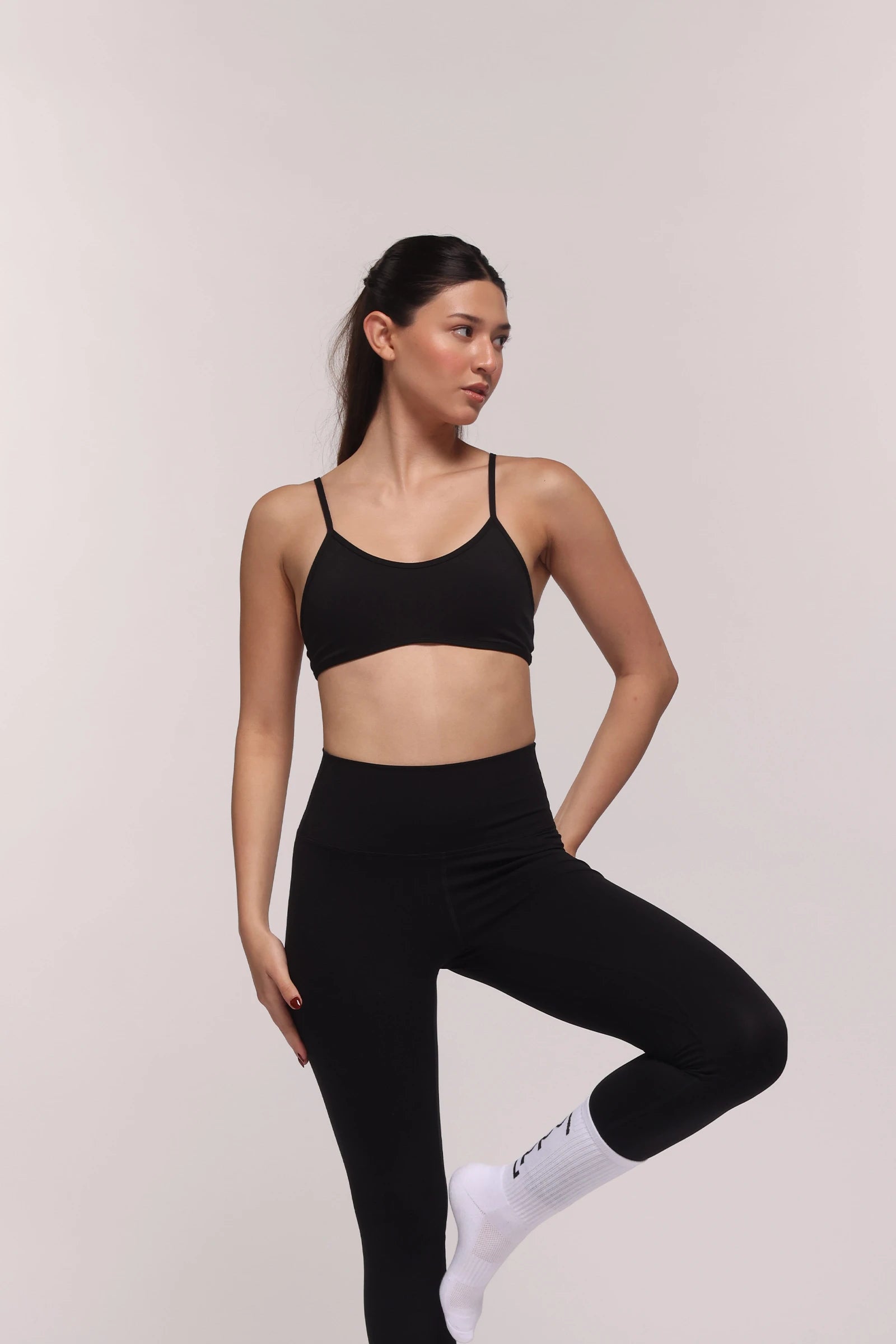 Storm Black Sports Bra