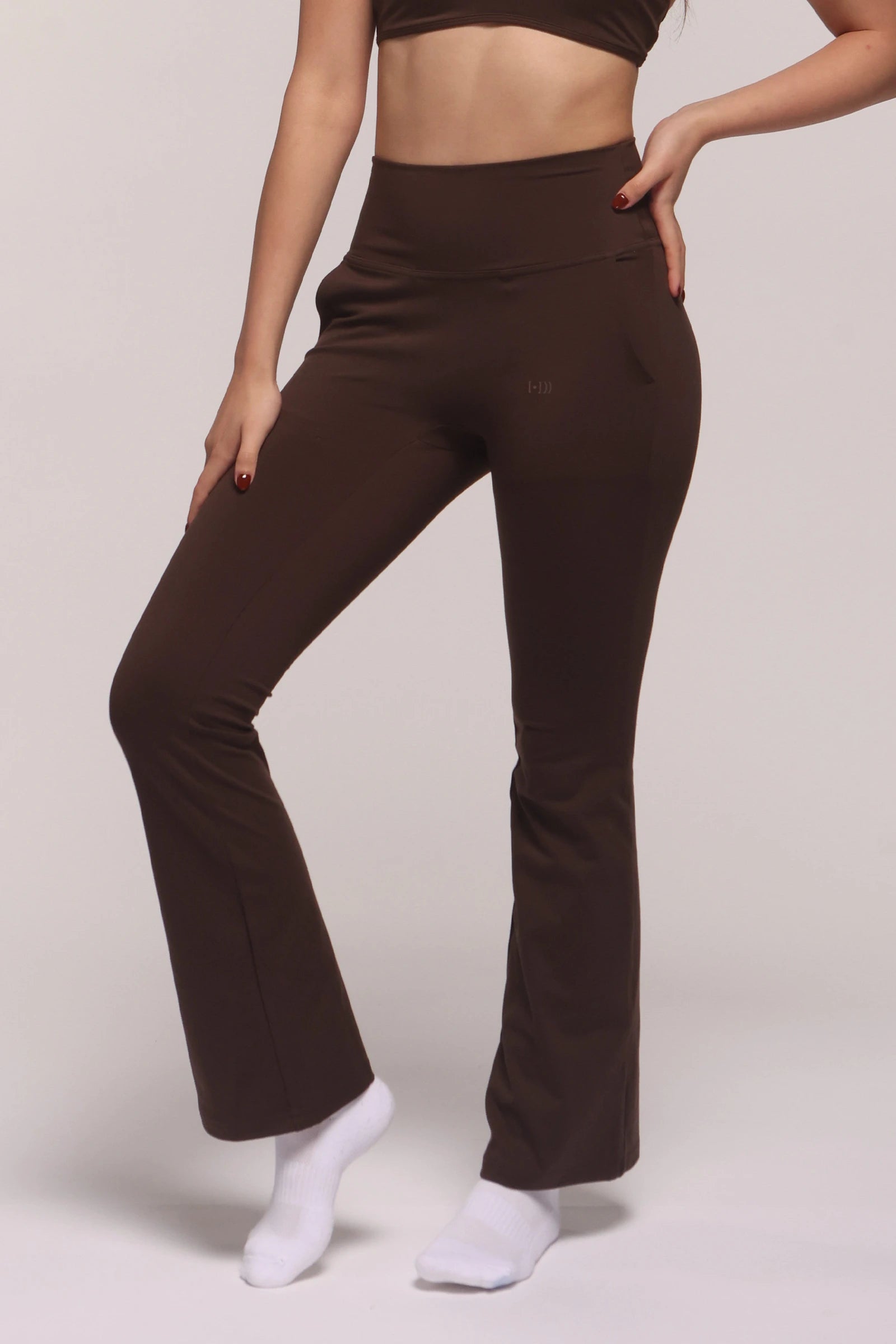 Storm Coffee Flare Pants