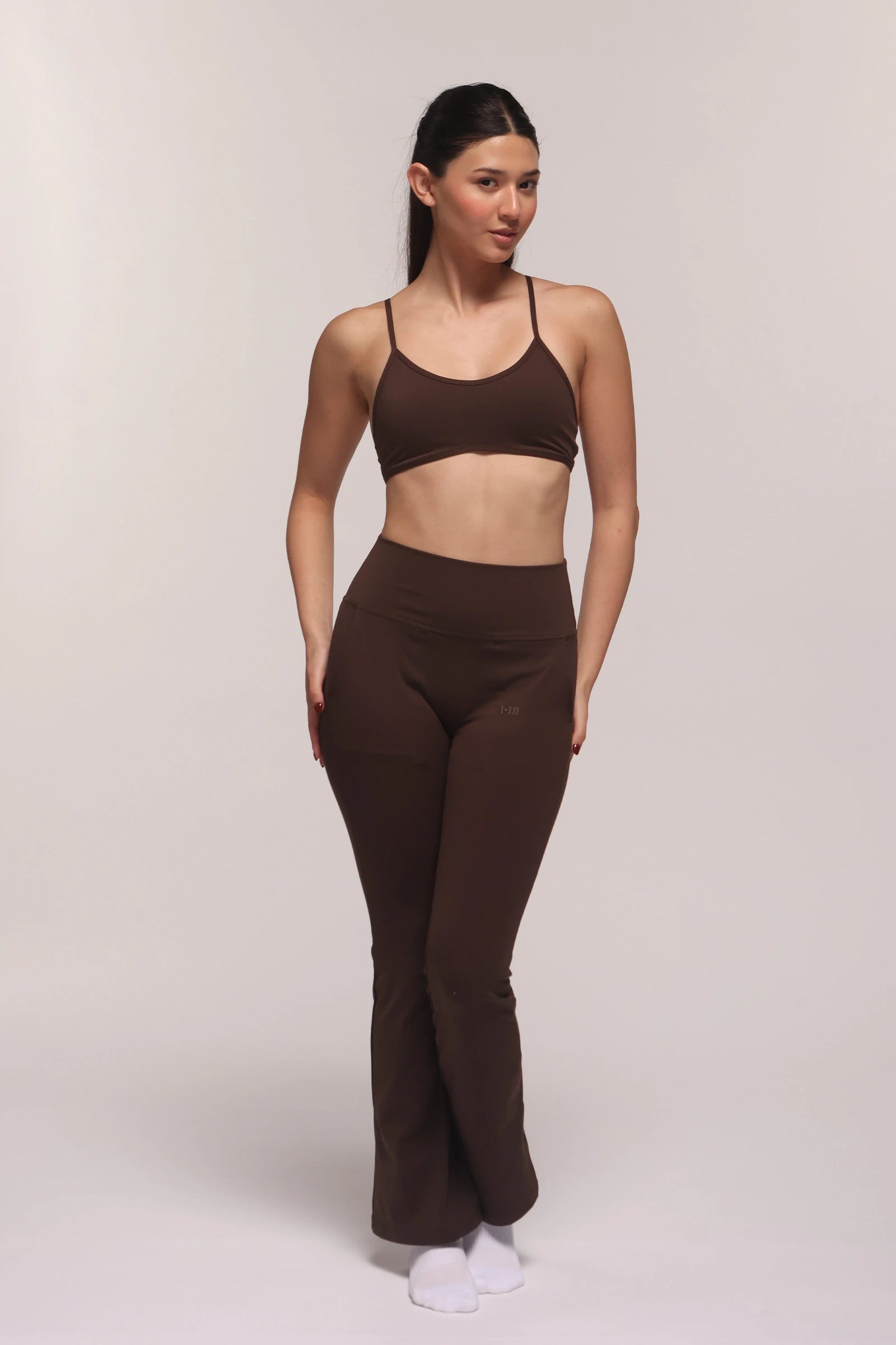 Storm Coffee Flare Pants