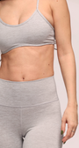 Storm Gray Sports Bra