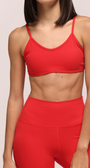 Storm Red Sports Bra