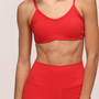 Storm Red Sports Bra