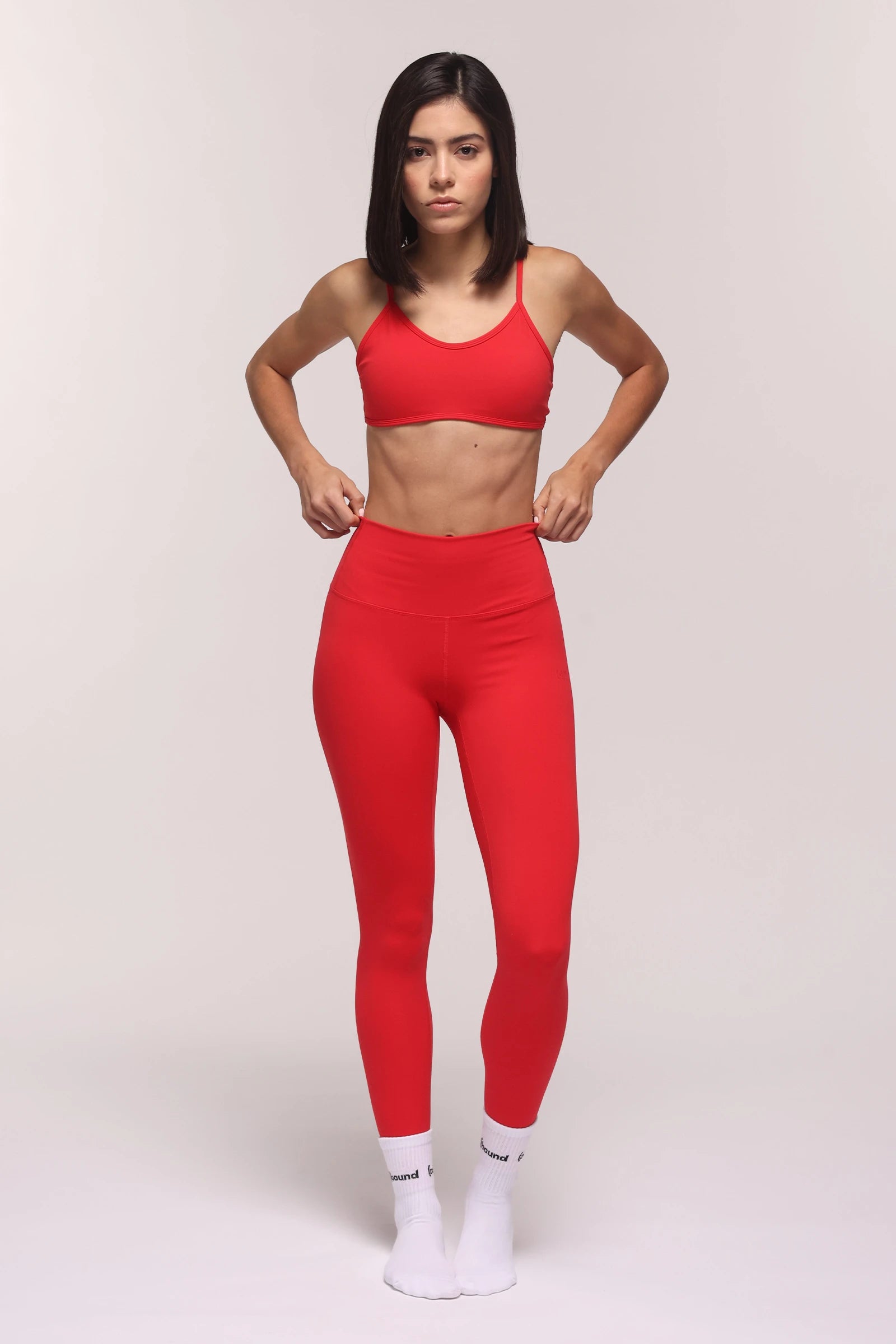 Storm Red Sports Bra