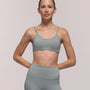 Storm Soft Gray Sports Bra