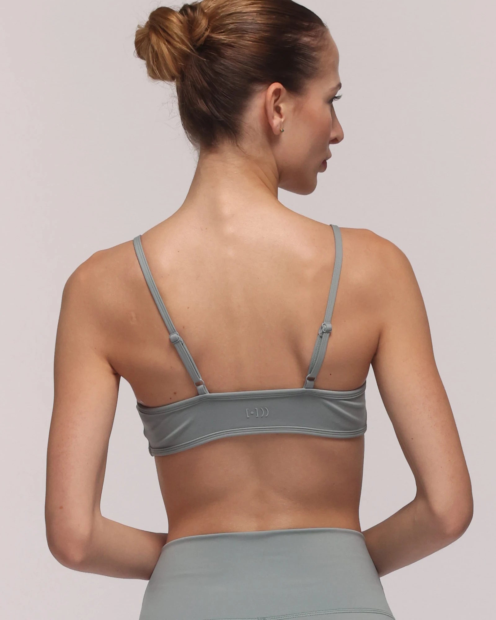 Storm Soft Gray Sports Bra