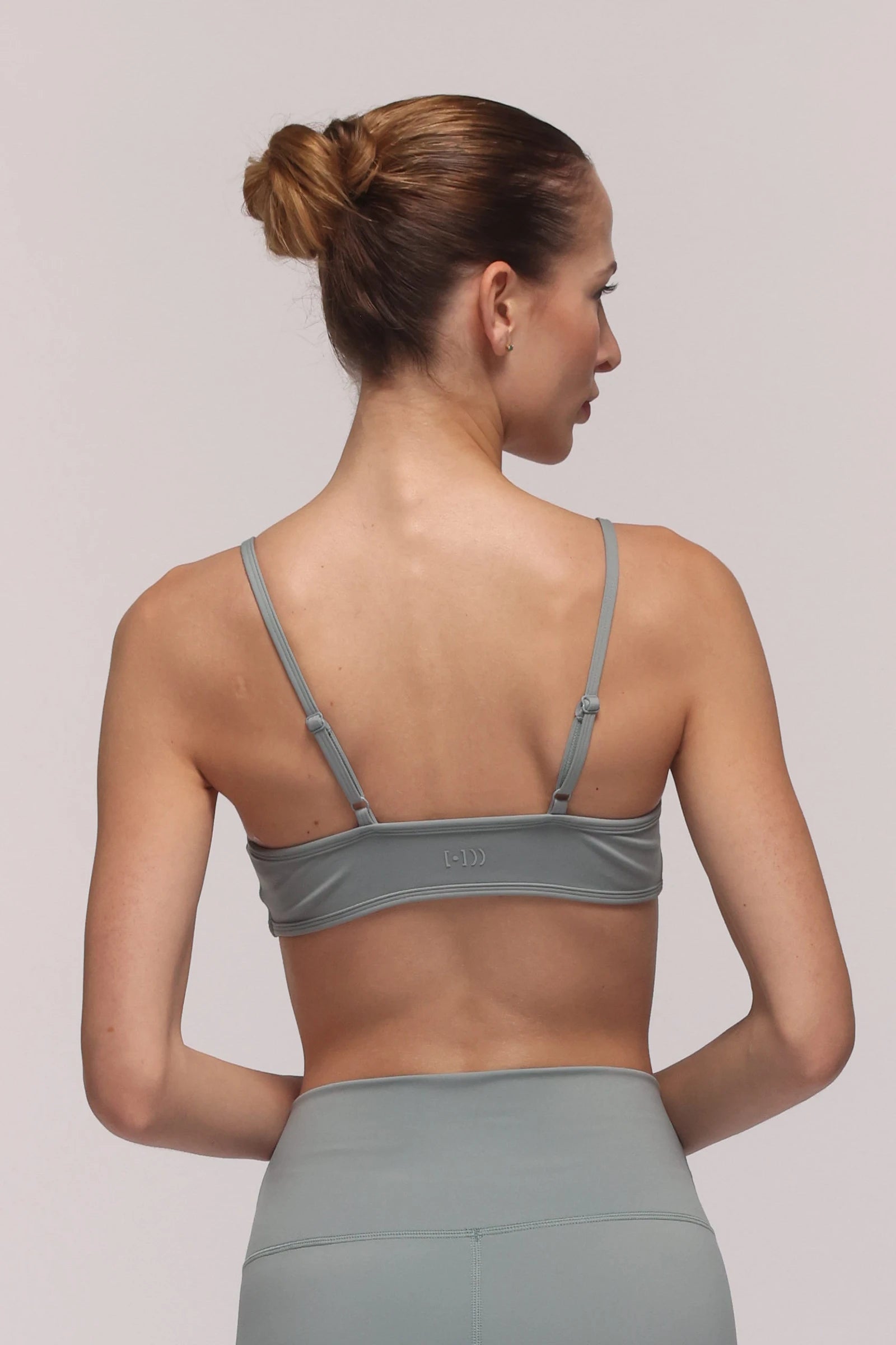 Storm Soft Gray Sports Bra