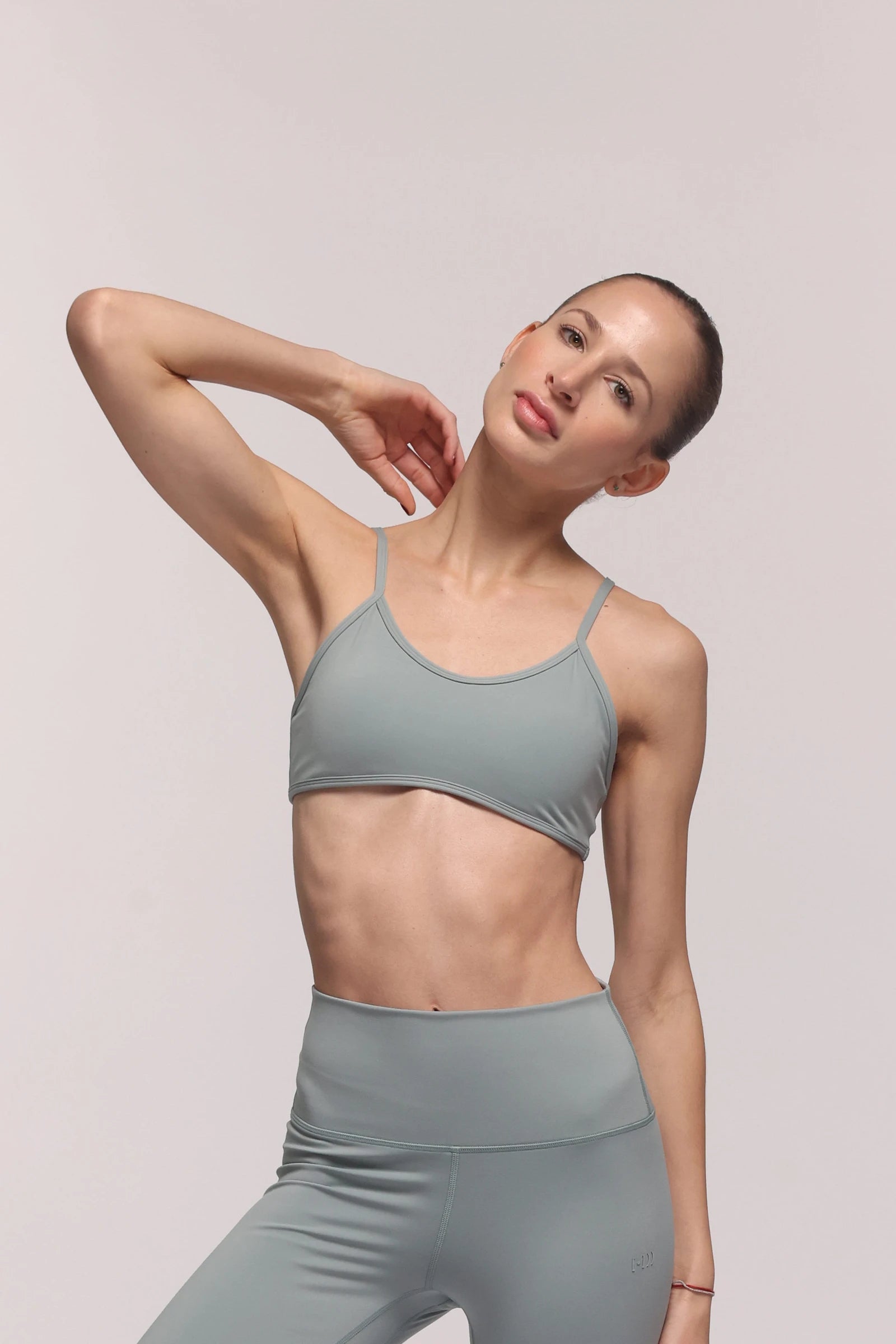 Storm Soft Gray Sports Bra