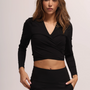 Wrap Top Black